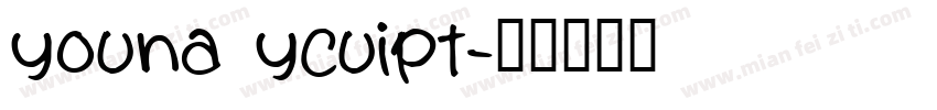 youna ycuipt字体转换